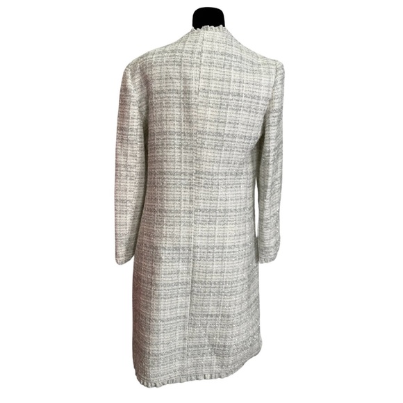 Kate Spade Sparkle Tweed Metallic Coat Size 6 - Picture 5 of 15